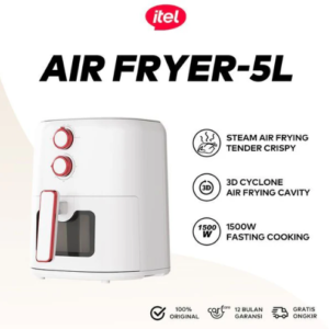 iTel 5L Temperature Control Oil-Free Air Fryer - IAF-001