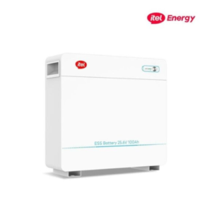 5.12kWh 48V wall-mounted lithium battery designed for medium-sized residential and commercial solar systems.